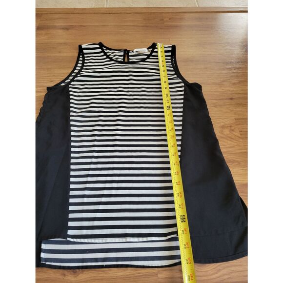 Women's Calvin Klein Striped Tank Black White Stripe Size Small - Picture 9 of 9